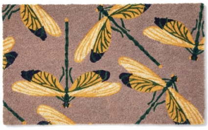 Dragonfly Dance Coir Doormat