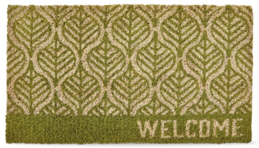 Linden Leaf Welcome Coir Doormat