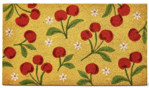 Cherry Non-Slip Coir Doormat