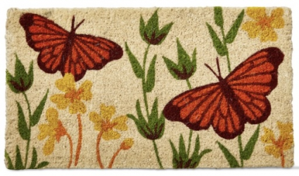 Butterfly Coir Doormat