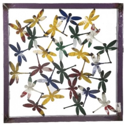Dragonfly Framed Wall Panel
