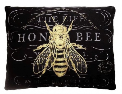 Vintage Bee Pillow&nbsp;&nbsp;13" X 18" 