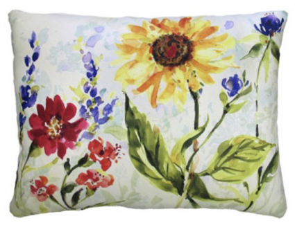 Sunflower Field Pillow 19″ &times; 24″