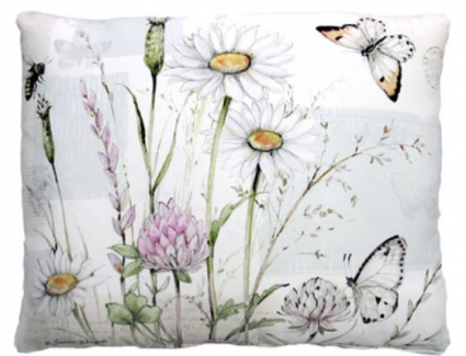 Butterfly Wildflower Pillow 19″ &times; 24″