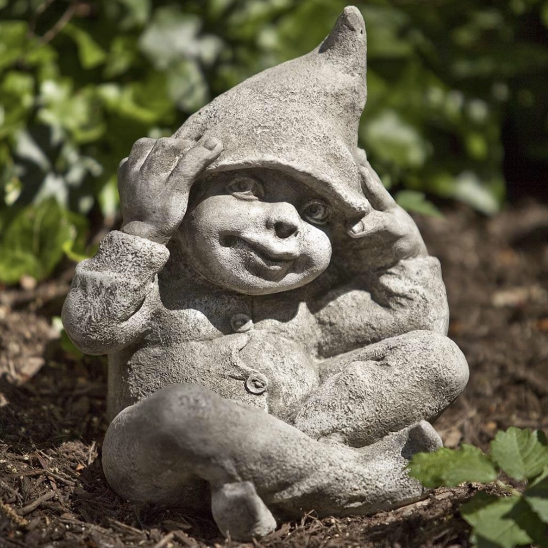 George Cast Stone Garden Gnome