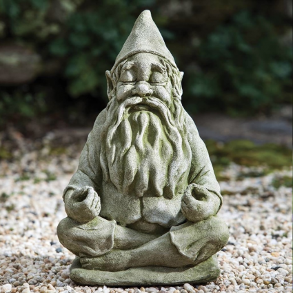 Big Fred Cast Stone Garden Gnome