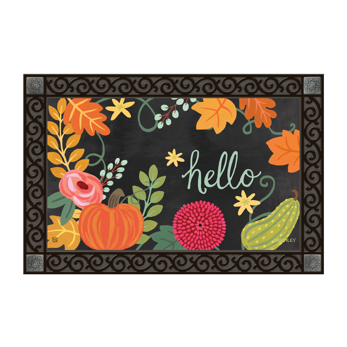 Boho Fall Hello Doormat