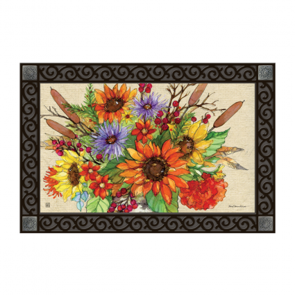 Autumn Glory Floral Doormat