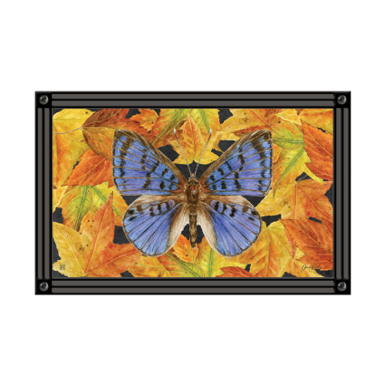 Fluttering Into Fall Butterfly Doormat