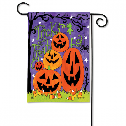 Happy Jack O� Lanterns Trick or Treat Mini Flag