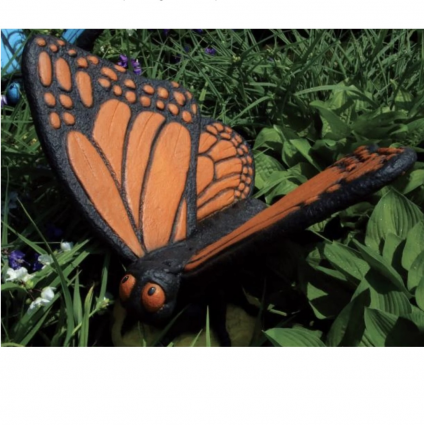 Large Butterfly Cast Stone Garden Statue