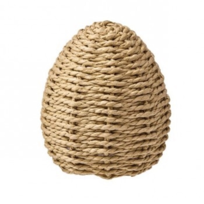 Woven Paper Twist Easter Egg 6″