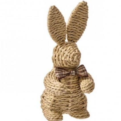 Woven Paper Twist Easter Bunny 8.25″