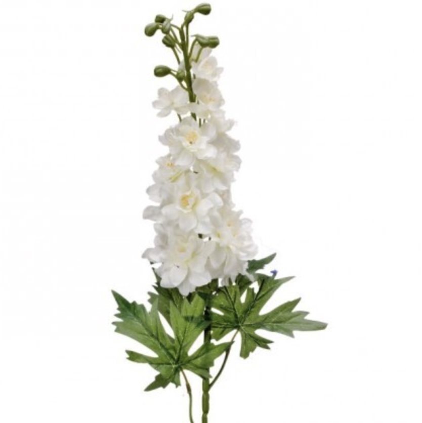 Cream/White Delphinium Stem 31.5″