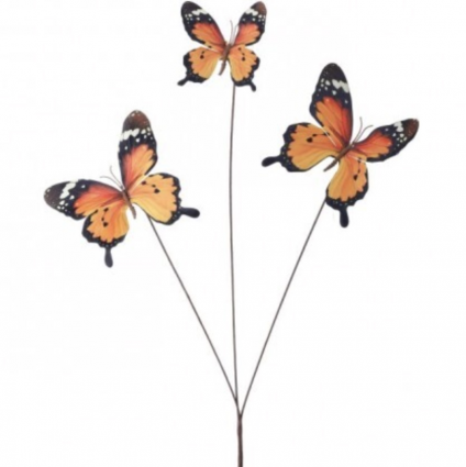 Orange Butterfly Spray 28″