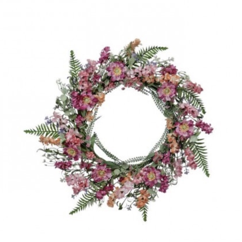 Spring Blossoms Wreath 22″