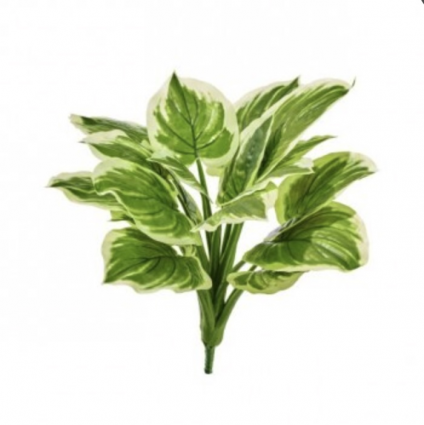 UV Green/White Heart Hosta Stem 18″