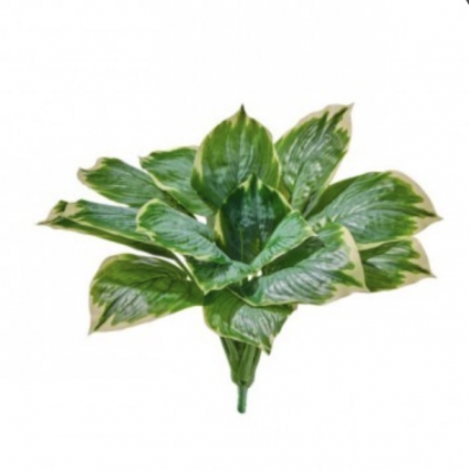 UV Green/Yellow Heart Hosta Stem 18″