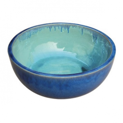 Kiel Low Water Pot Blue 22″