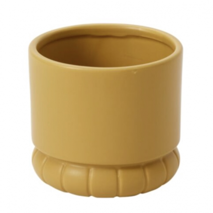 Fara Ochre Ceramic Pot 5.25"