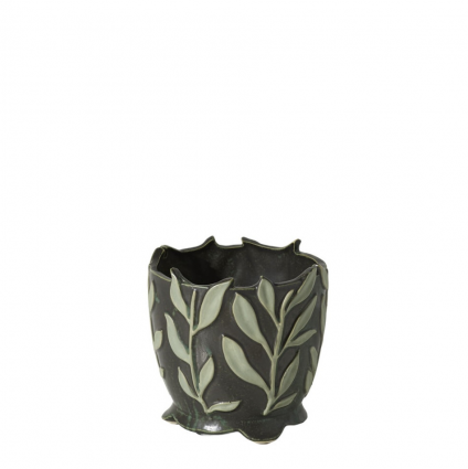 Vinelet Green Ceramic Pot 5.5″