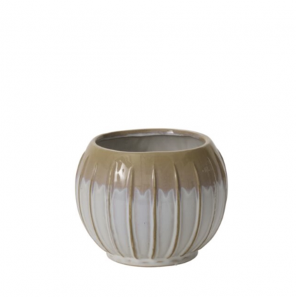 Sutton Off-White Ceramic Vase 6.5″