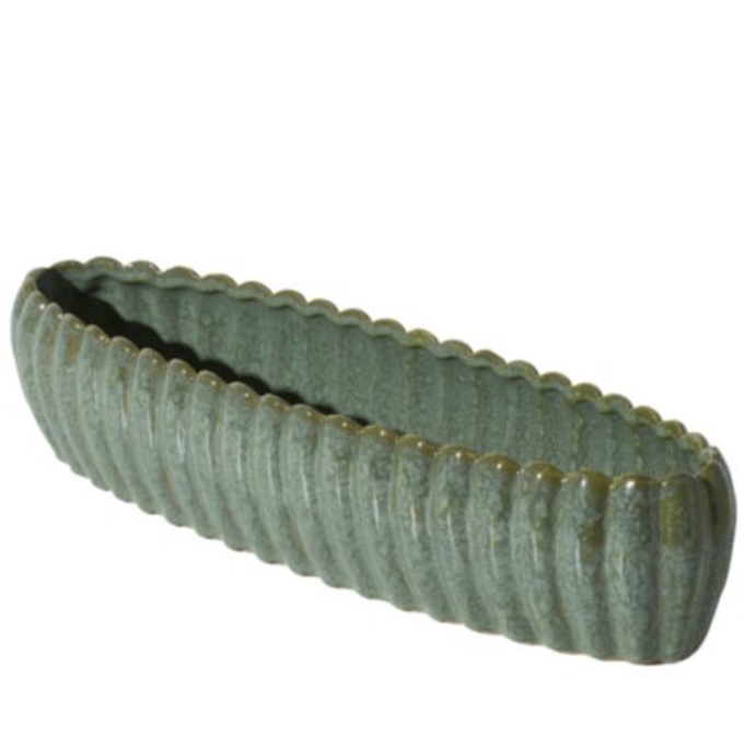 Garden Lane Ceramic Trough 20.25"