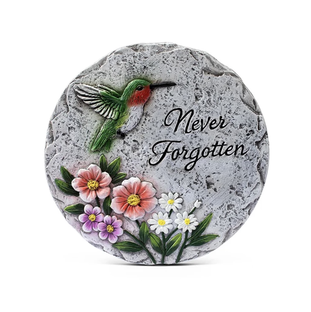 Never Forgotten Concrete Garden Stone 10"