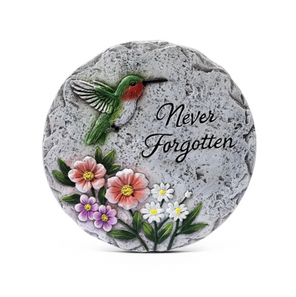 Never Forgotten Concrete Garden Stone 10"
