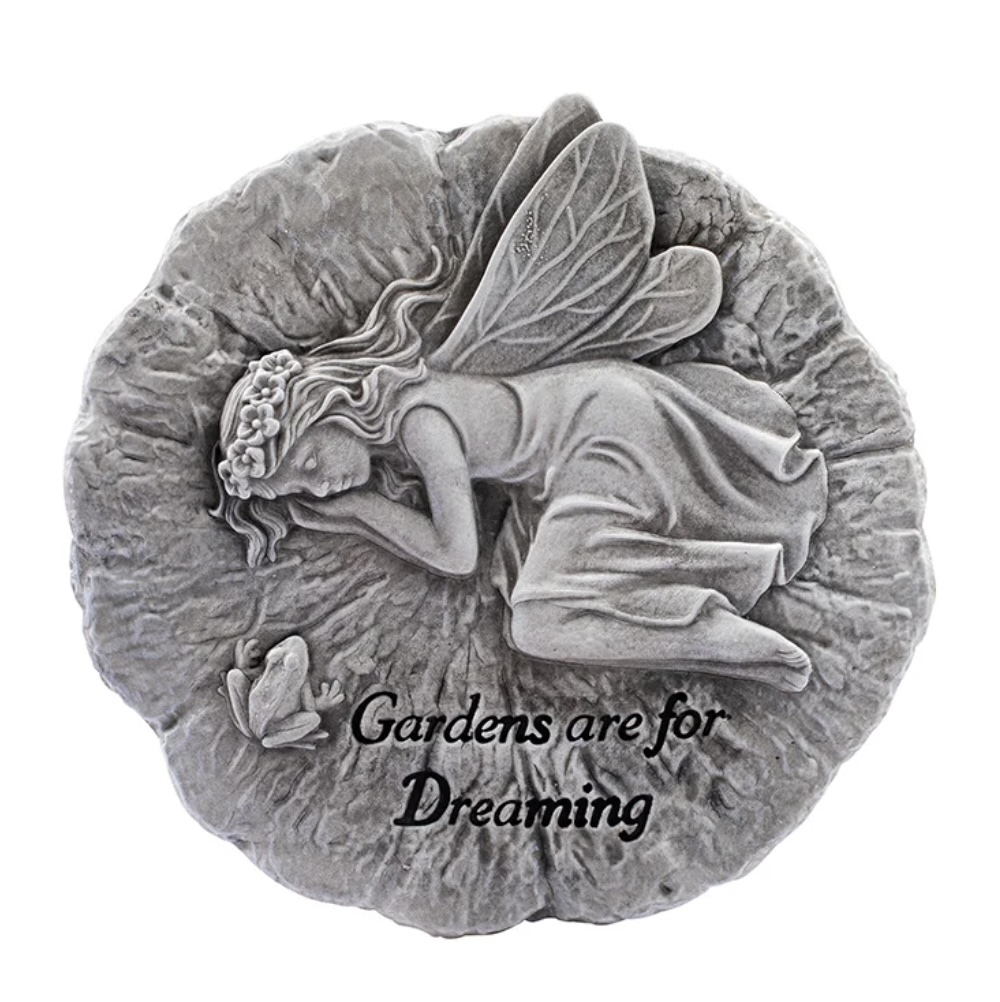 Sleeping Fairy Garden Stone