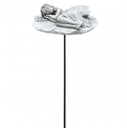 Sleeping Fairy Garden Stake 23.5"H