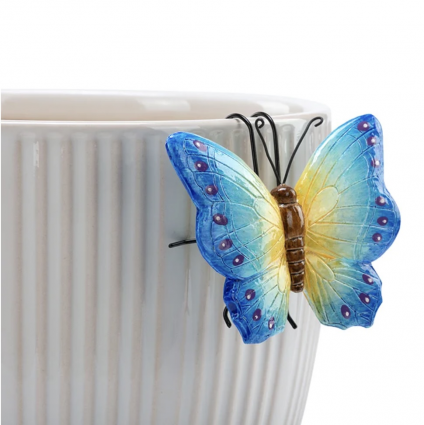 Blue Butterfly Pot Hanger