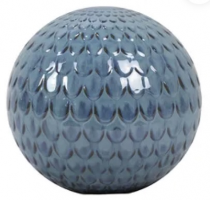 Jade Scallop Gazing Ball&nbsp;&nbsp;9.75"