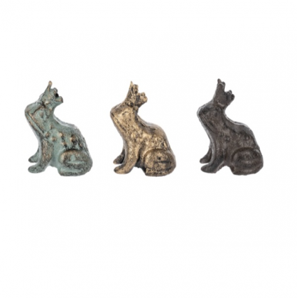 Painted Frog Prince Figurine 2"H&nbsp;&nbsp;(Sold Separately)
