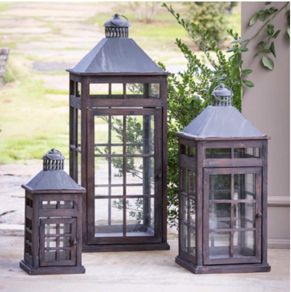 Medium Transom Window Lantern 26.75"