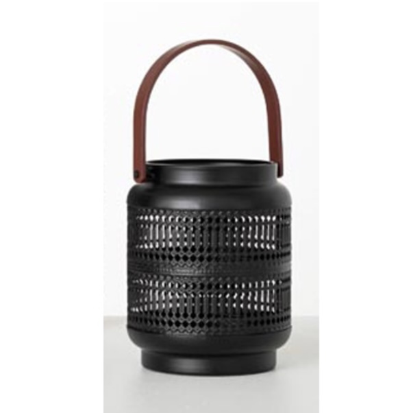 Black Caged Lantern 6"