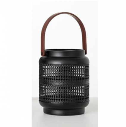 Black Caged Lantern 6"