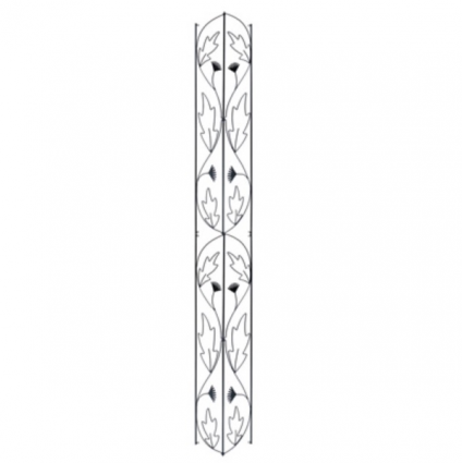 Two-Piece Steel Downspout Trellis 11.5" &times; 46"