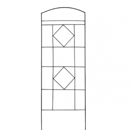 Black Arch Trellis 25"