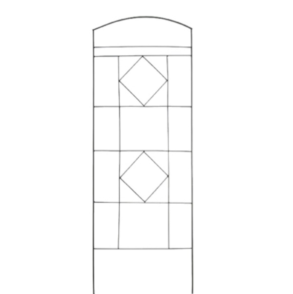 Bronze Arch Trellis 25"