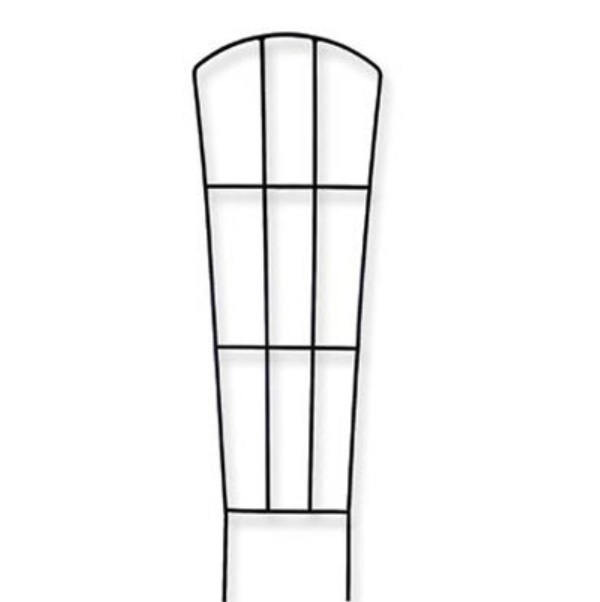 Black Fan Pot Trellis 12" x 36"