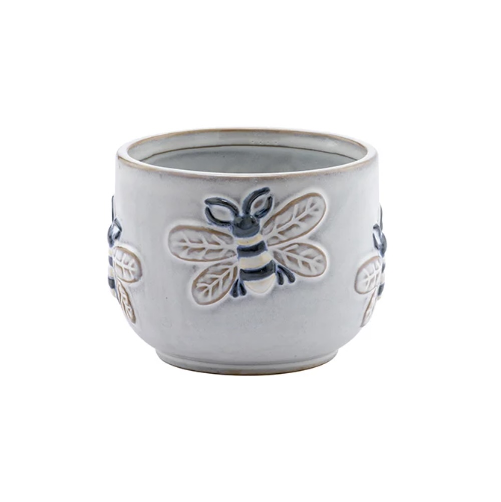 Busy Bee Ceramic Planter 4.25"
