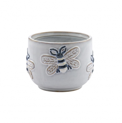 Busy Bee Ceramic Planter 4.25"