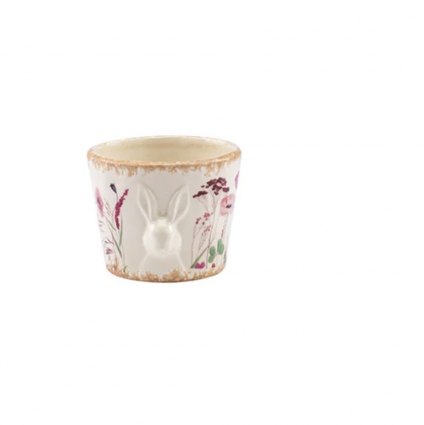 Pastel Wildflower Ceramic Planter 3.5"