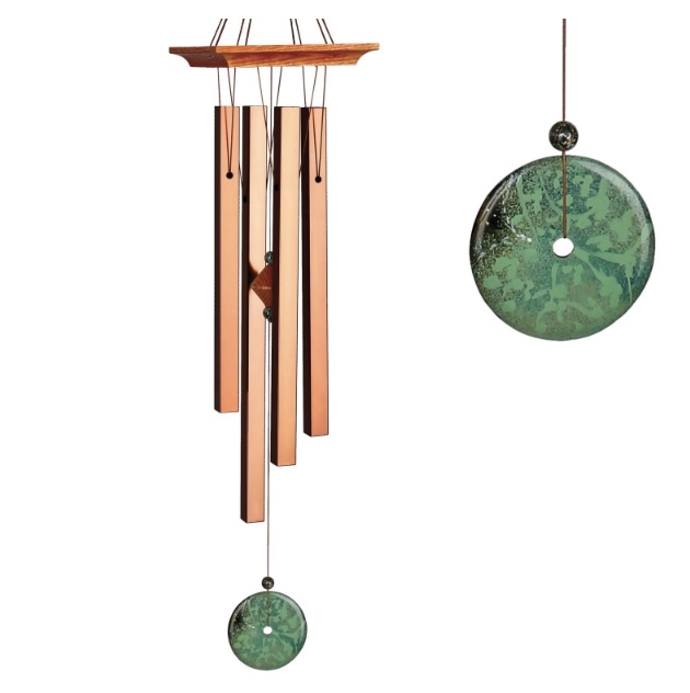 Turquoise Medium Wind Chime 26"