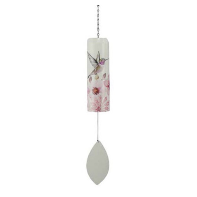 Hummingbird Bell Wind Chime 27"