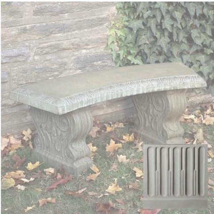 Curved Traditional Bench 40"