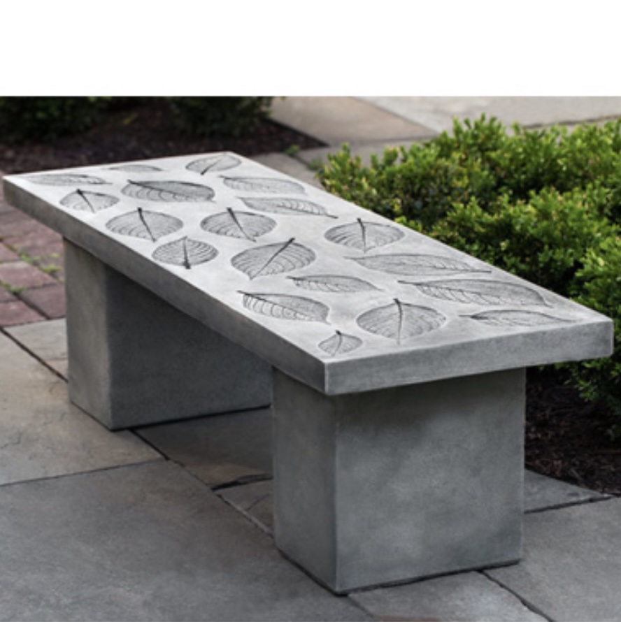 Hydrangea Leaf Bench 48.5"