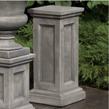 Tall Lenox Concrete Pedestal 10.25"