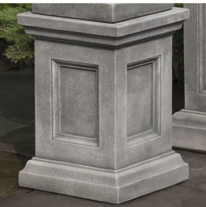 Low Lenox Concrete Pedestal 9.5"